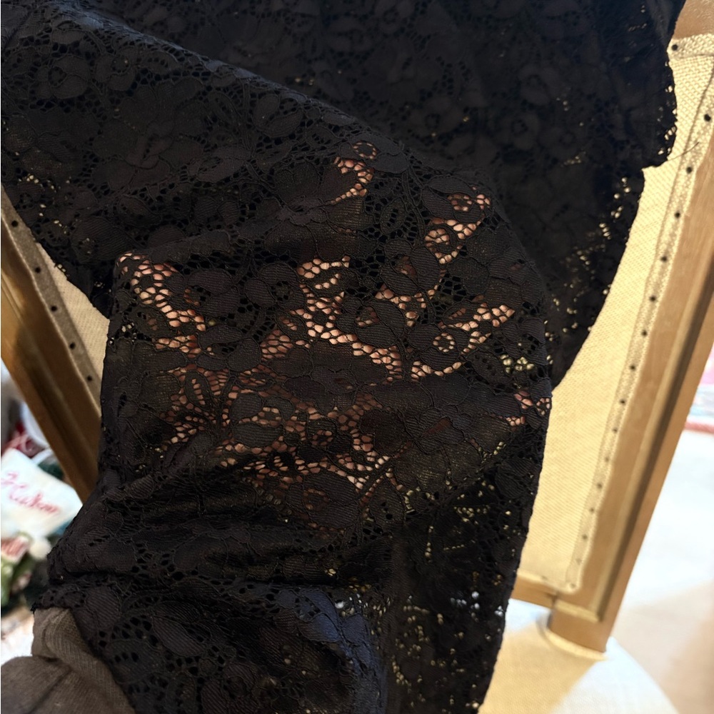 Express Black Lace Detail